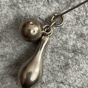 Vintage Sterling Silver Bowling Charm/Pendant